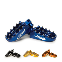 RHK HUSABERG PURSUIT FOOTPEGS BLUE