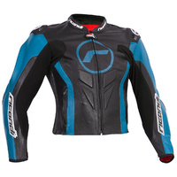 RICONDI LADIES GP EVO JACKET BLACK SKY BLUE 10