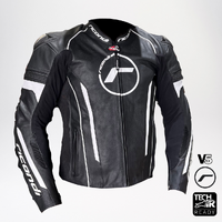 RICONDI RACING SERIES V5 JACKET BLACK WHITE