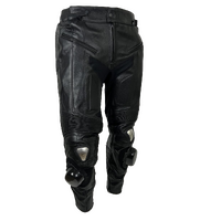 RICONDI LADIES LEATHER PANTS GP EVO BLACK GUNMETAL