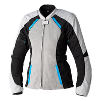 RST AVA LADIES CE VENTED JACKET BLUE SILVER