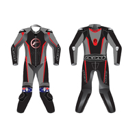 RICONDI RACING SERIES TALL SUIT BLACK GREY NEON ORANGE