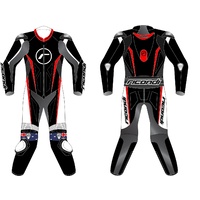 RICONDI RACING SERIES V4 TALL SUIT BLACK RED 
