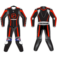 RACING SERIES SUIT BLACK RED