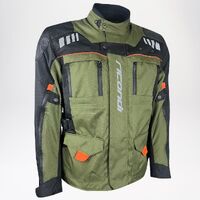 RICONDI RIPSTOP ADVENTURE LITE JACKET OLIVE BLACK ORANGE