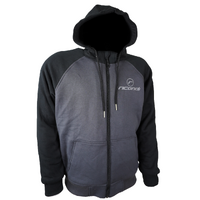 RICONDI RIDING HOODIE W/DETACHABLE HOOD GREY BLACK