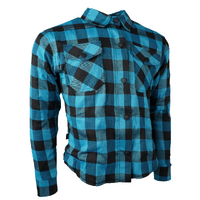 RICONDI LADIES PROTECTIVE RIDING FLANNO AQUA BLACK