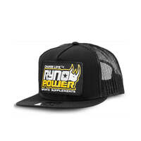 RYNO POWER MESH SNAPBACK HAT BLACK