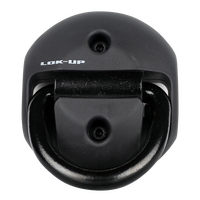 LOK-UP HEAVY DUTY FLOOR MOUNT 75MM - BLACK 