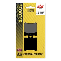 SBS 114HF FRONT PADS - CERAMIC SCOOTER