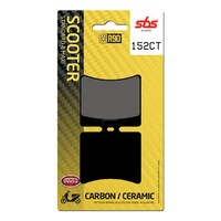 SBS 152CT FRONT PADS - CARBON SCOOTER