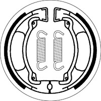 SBS 2032 BRAKE SHOES - WITH SPRINGS