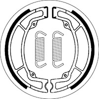 SBS 2033 BRAKE SHOES - WITH SPRINGS