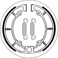 SBS 2038 BRAKE SHOES - WITH SPRINGS