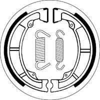 SBS 2039 BRAKE SHOES - WITH SPRINGS