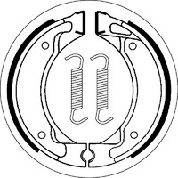 SBS 2050 BRAKE SHOES - WITH SPRINGS