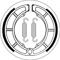 SBS 2052 BRAKE SHOES - WITH SPRINGS