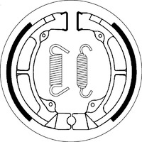 SBS 2056 BRAKE SHOES - WITH SPRINGS