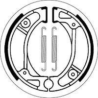 SBS 2057 BRAKE SHOES - WITH SPRINGS