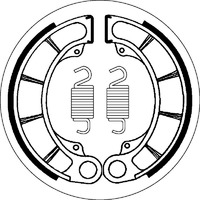 SBS 2059 BRAKE SHOES - WITH SPRINGS