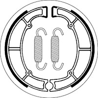 SBS 2060 BRAKE SHOES - WITH SPRINGS