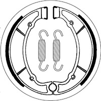 SBS 2064 BRAKE SHOES - WITH SPRINGS