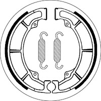 SBS 2110 BRAKE SHOES - WITH SPRINGS