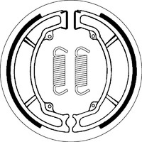 SBS 2115 BRAKE SHOES - WITH SPRINGS