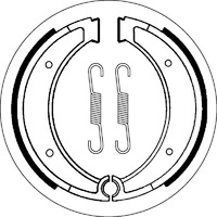 SBS 2116 BRAKE SHOES - WITH SPRINGS