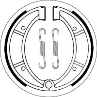 SBS 2117 BRAKE SHOES - WITH SPRINGS