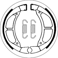 SBS 2182 BRAKE SHOES - WITH SPRINGS