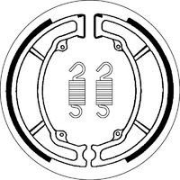 SBS 2189 BRAKE SHOES - WITH SPRINGS