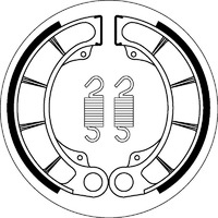 SBS 2207 BRAKE SHOES - WITH SPRINGS