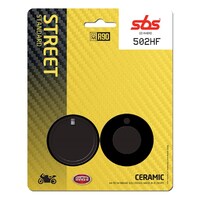 SBS 502HF FRONT/REAR PADS - CERAMIC STREET