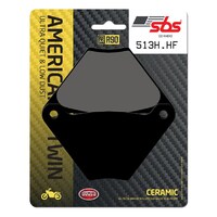 SBS 513.H.HF FRONT/REAR PADS - CERAMIC STREET AMERICAN V-TWIN