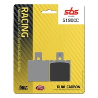 SBS 519DCC FRONT PADS - DUAL CARBON RACE