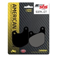 SBS 537.H.CT FRONT/REAR PADS - CARBON STREET AMERICAN V-TWIN