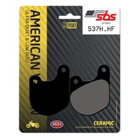 SBS 537H.HF FRONT/REAR PADS - CERAMIC STREET AMERICAN V-TWIN