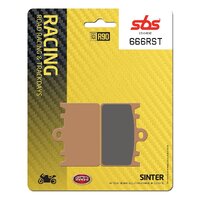 SBS 666RST FRONT PADS - SINTER ROAD RACE TRACK