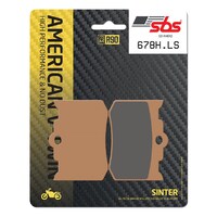 SBS 678H.LS REAR PADS - SINTER STREET AMERICAN V-TWIN