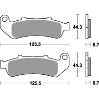 SBS 685LS REAR PADS - SINTER STREET