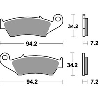 SBS 694HS FRONT PADS - SINTER STREET