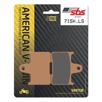SBS 715H.LS REAR PADS - SINTER STREET AMERICAN V-TWIN HARLEY XL883-1200 2014-2016