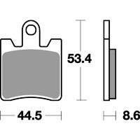 SBS 740HS FRONT PADS - SINTER STREET
