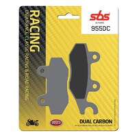 SBS 955DC FRONT PADS - DUAL CARBON RACE KAWASAKI NINJA 400 FRONT