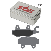 SBS 955DS FRONT PADS - DUAL SINTER WSBK SPEC KAWASAKI NINJA 400 FRONT