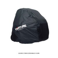 VENTURA DUAL AERO STORM COVER BLACK - FITS 51L X 35L ZIPPED TOGETHER