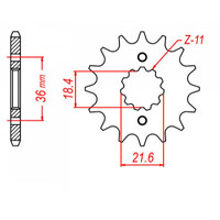 MTX 280 STEEL FRONT SPROCKET 520 PITCH 13-TEETH - 10-KW3-13