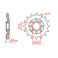 MTX 284 STEEL FRONT SPROCKET 520 PITCH 12-TEETH - 10-ML4-12