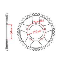 MTX 1225 STEEL REAR SPROCKET 520 PITCH 41-TEETH - 11-1225-41